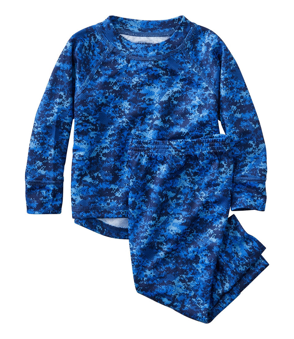 Toddlers' Wicked Warm Midweight Underwear Set, Print | L.L.Bean for sale