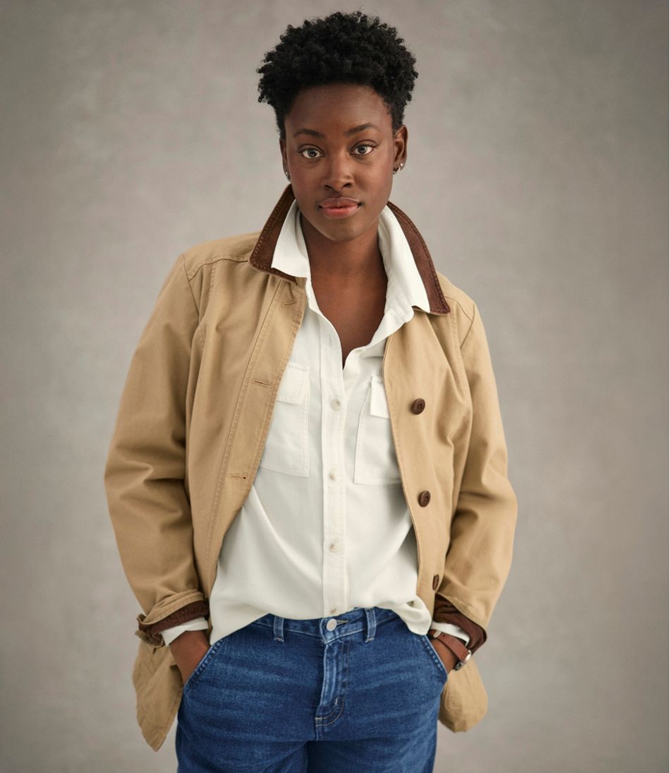 Women's Adirondack Barn Coat, Flannel-Lined | L.L.Bean for sale