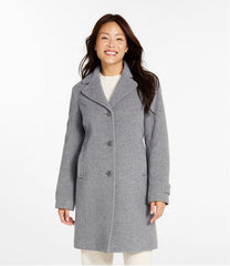 Women's Classic Lambswool Polo Coat, Three-Quarter Length | L.L.Bean outlet