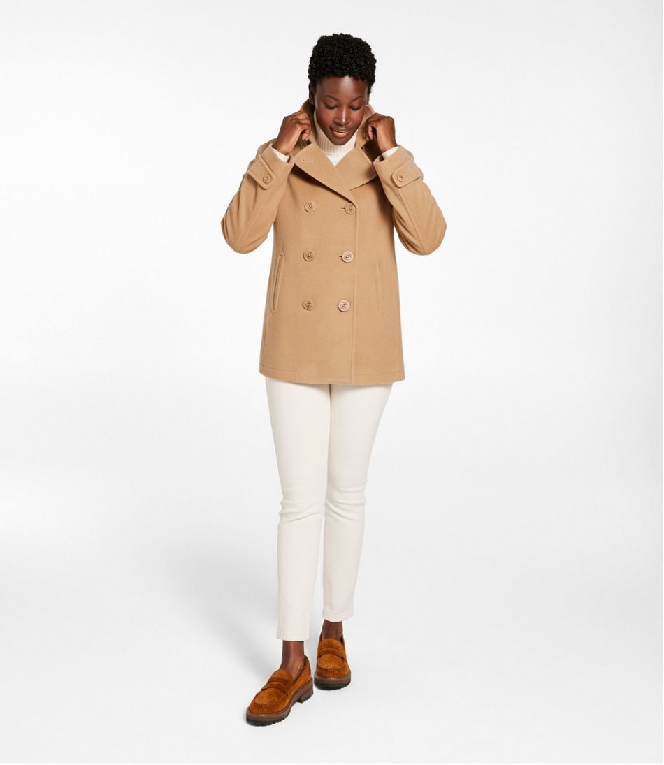 Women's Classic Lambswool Peacoat | L.L.Bean on sale