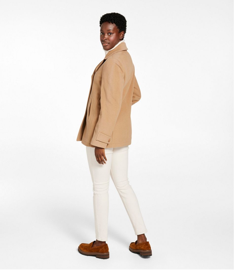 Women's Classic Lambswool Peacoat | L.L.Bean on sale