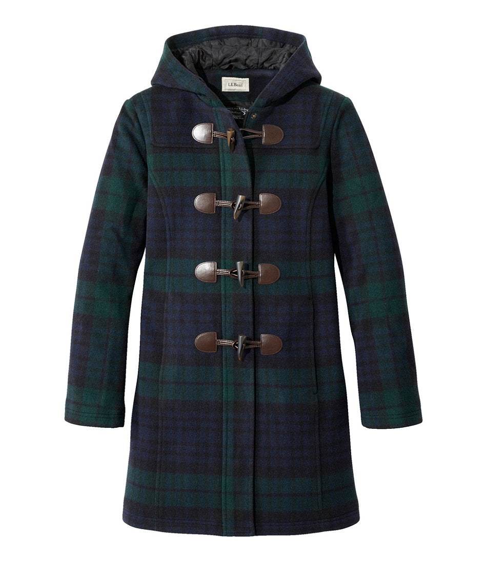 Women's Classic Lambswool Duffel Coat, Pattern | L.L.Bean sale