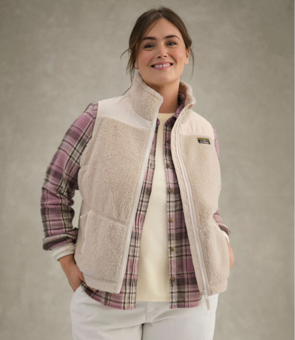 Women's Bean's Sherpa Fleece Vest | L.L.Bean outlet