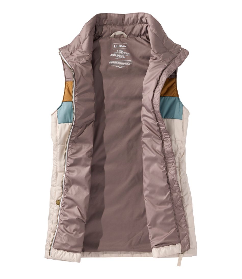 Women's Mountain Classic Puffer Vest, Colorblock | L.L.Bean sale