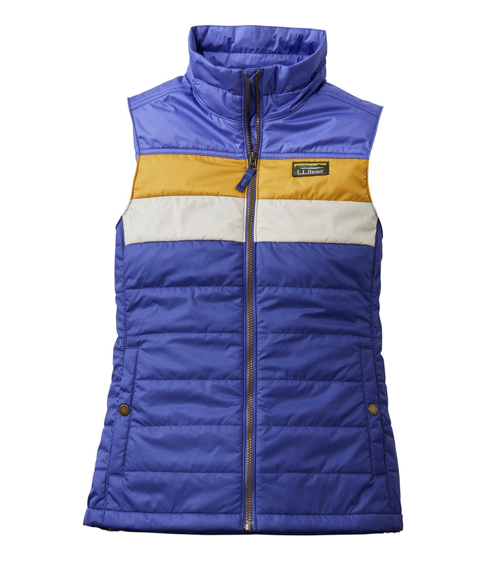 Women's Mountain Classic Puffer Vest, Colorblock | L.L.Bean sale