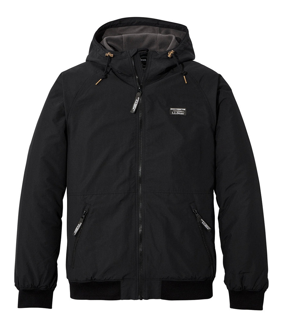 Men's Insulated 3-Season Bomber Hooded Jacket | L.L.Bean outlet
