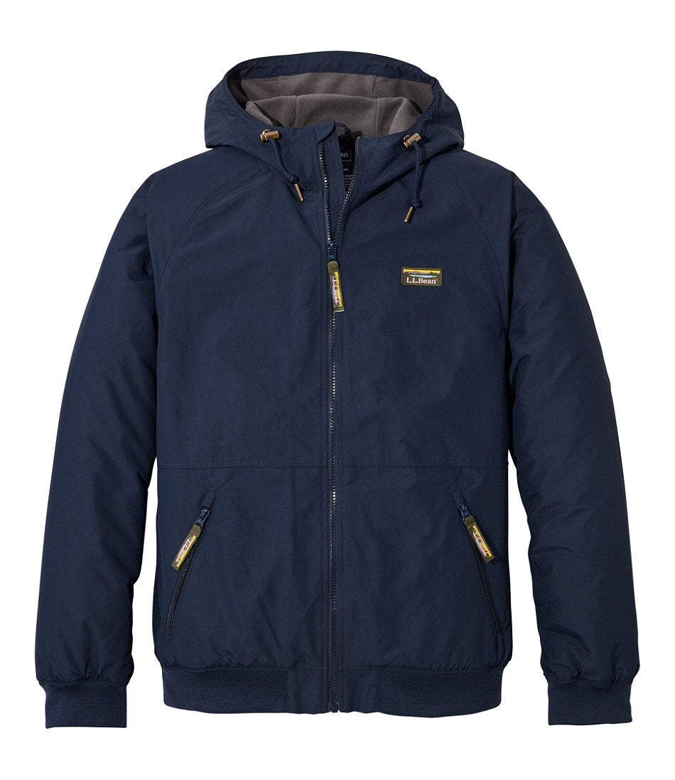Men's Insulated 3-Season Bomber Hooded Jacket | L.L.Bean outlet