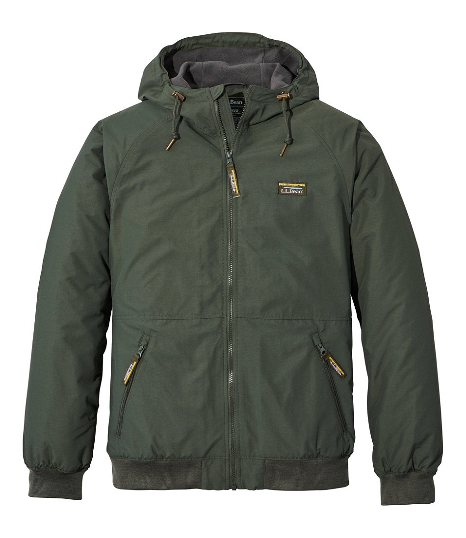Men's Insulated 3-Season Bomber Hooded Jacket | L.L.Bean outlet