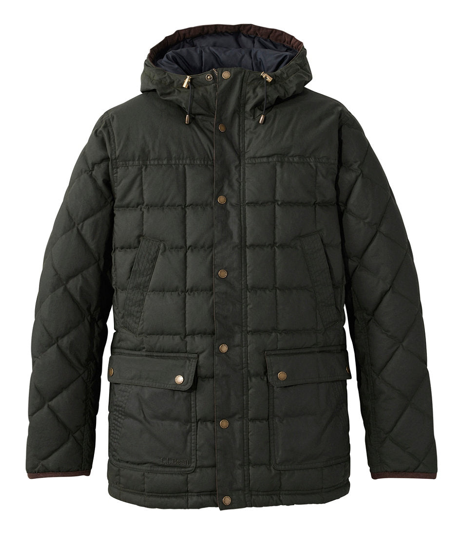 Men's Upcountry Waxed Down Hooded Jacket | L.L.Bean near me