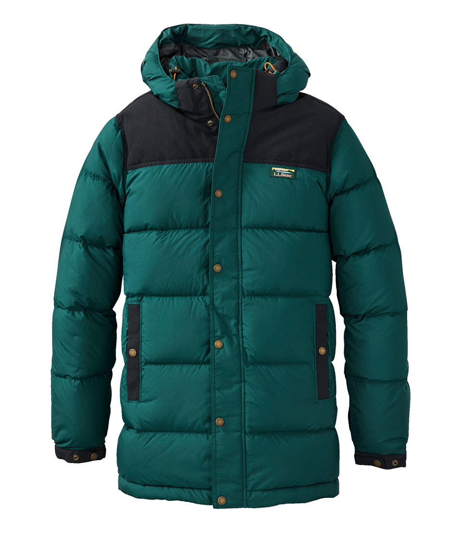 Men's Mountain Classic Down Parka, Colorblock | L.L.Bean online