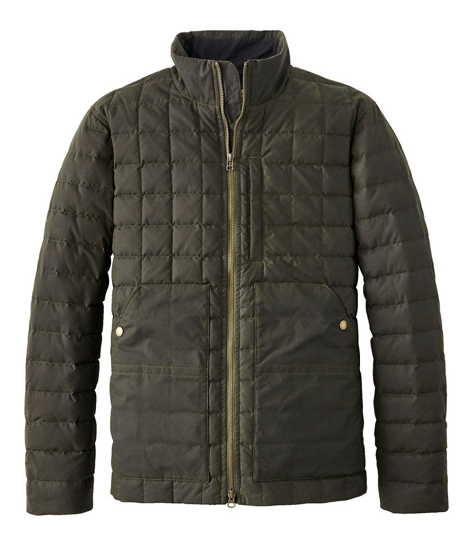 Men's L.L.Bean Upcountry Waxed Cotton Down Sweater | L.L.Bean outlet