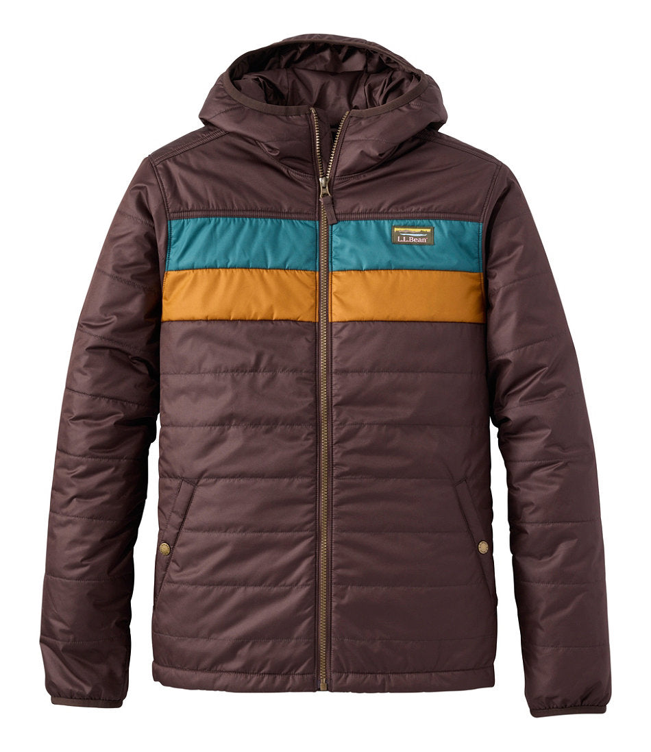 Men's Mountain Classic Puffer Hooded Jacket, Colorblock | L.L.Bean sale