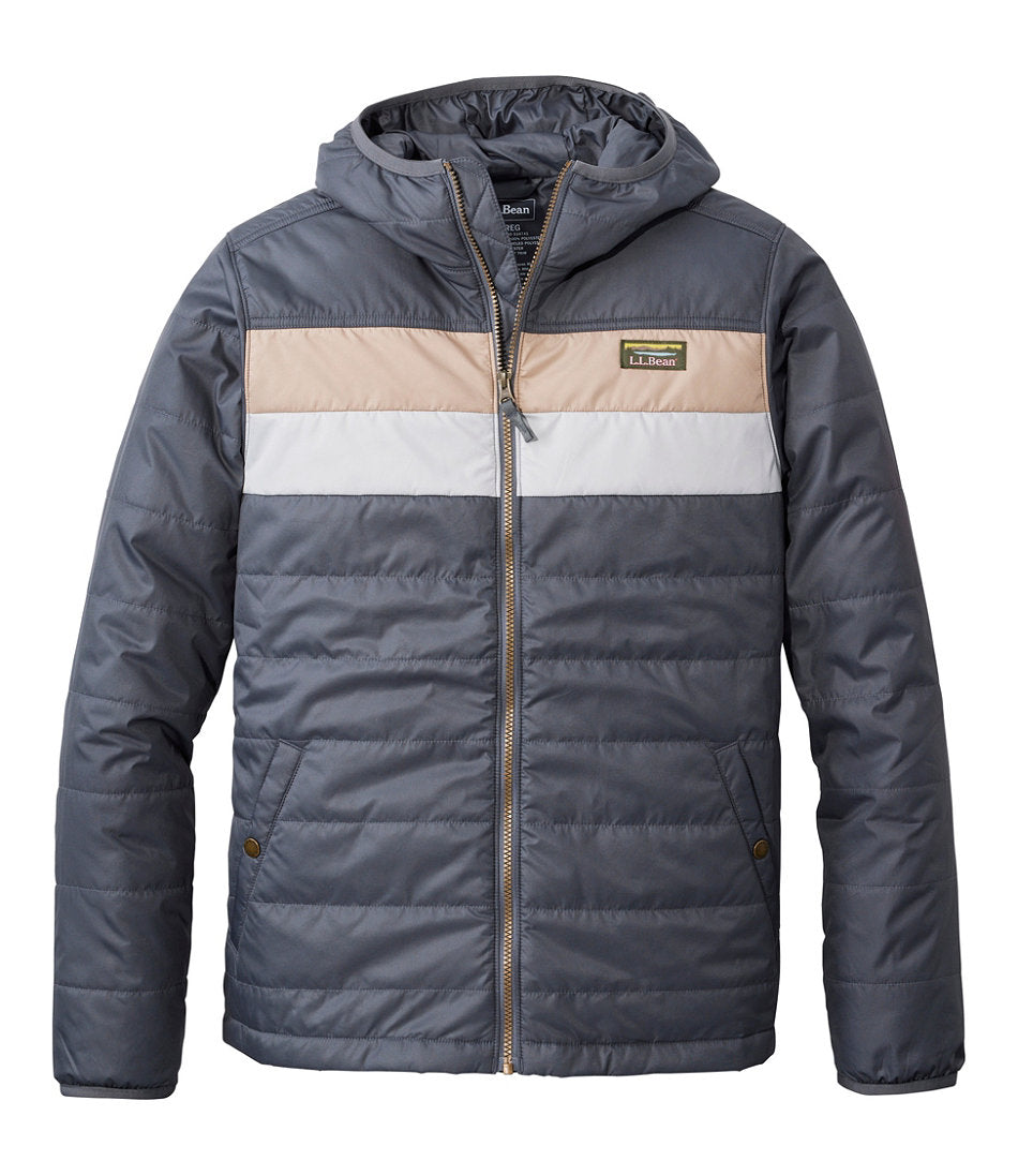 Men's Mountain Classic Puffer Hooded Jacket, Colorblock | L.L.Bean sale