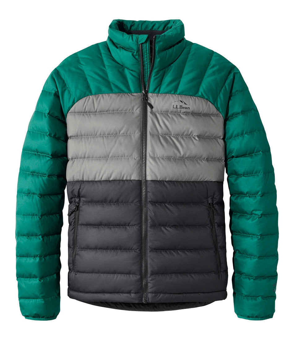 Men's Bean's Down Jacket, Colorblock | L.L.Bean on sale