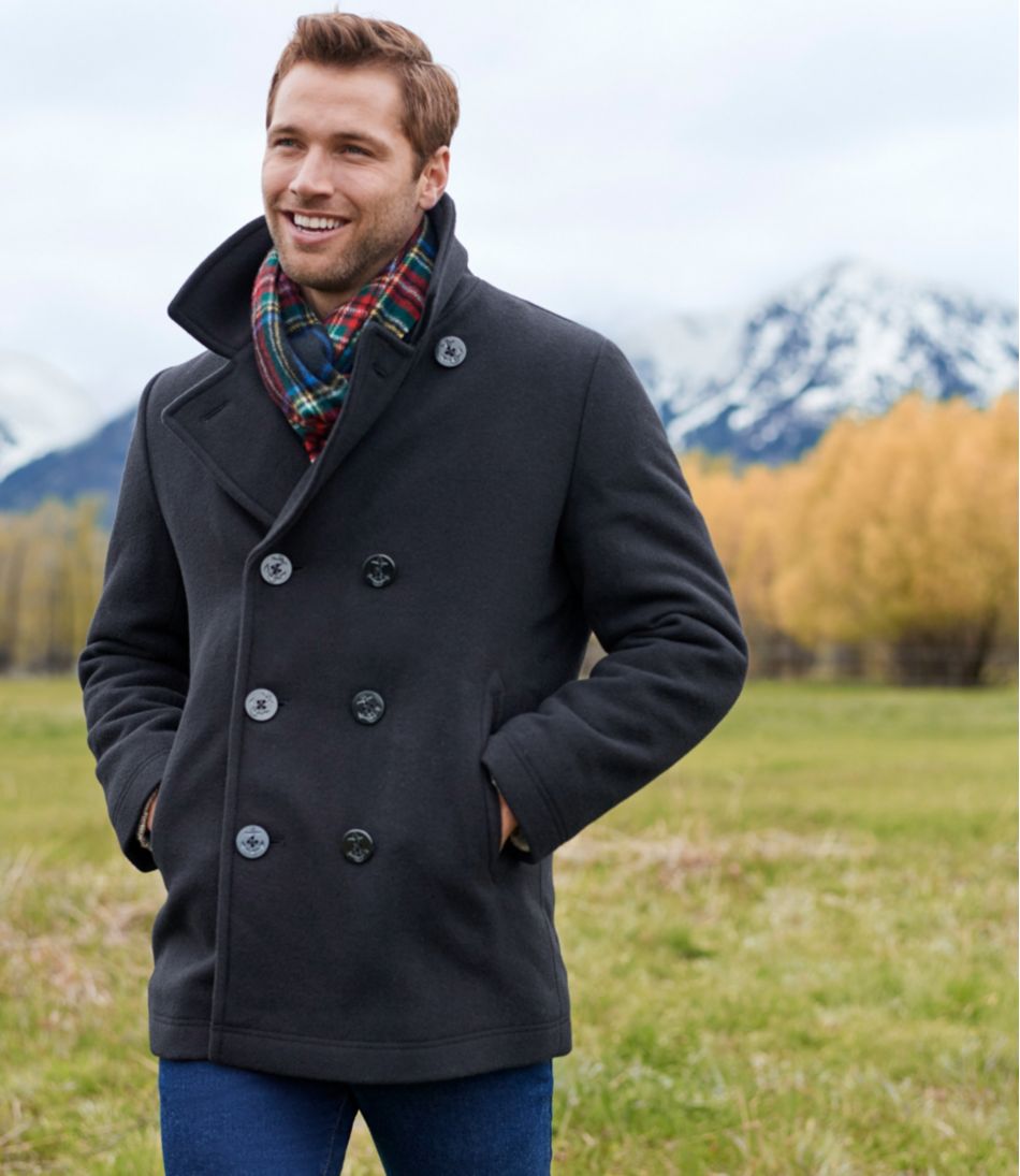 Authentic wool pea coat | L.L.Bean discount