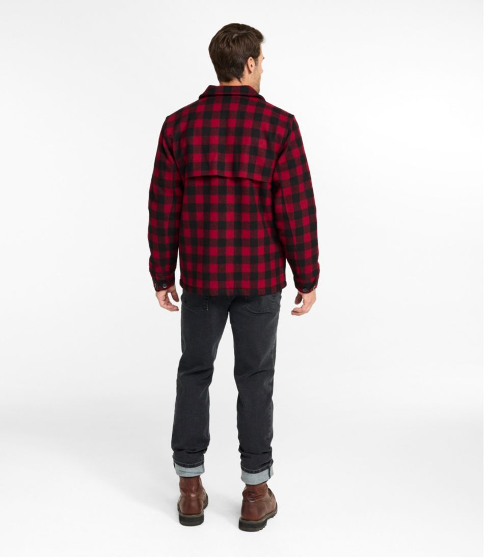 Men's Maine Guide Zip-Front Jac-Shirt with PrimaLoft, Plaid | L.L.Bean outlet