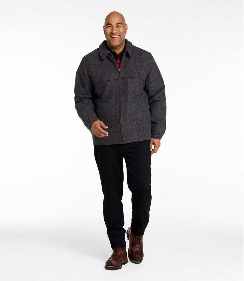 Men's Maine Guide Zip-Front Jac-Shirt with PrimaLoft, Plaid | L.L.Bean outlet