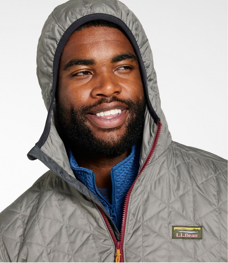 Men's Katahdin Insulated Hoodie, Colorblock | L.L.Bean online