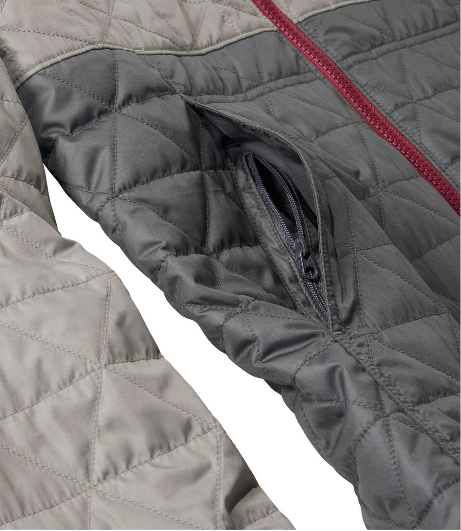 Men's Katahdin Insulated Hoodie, Colorblock | L.L.Bean online