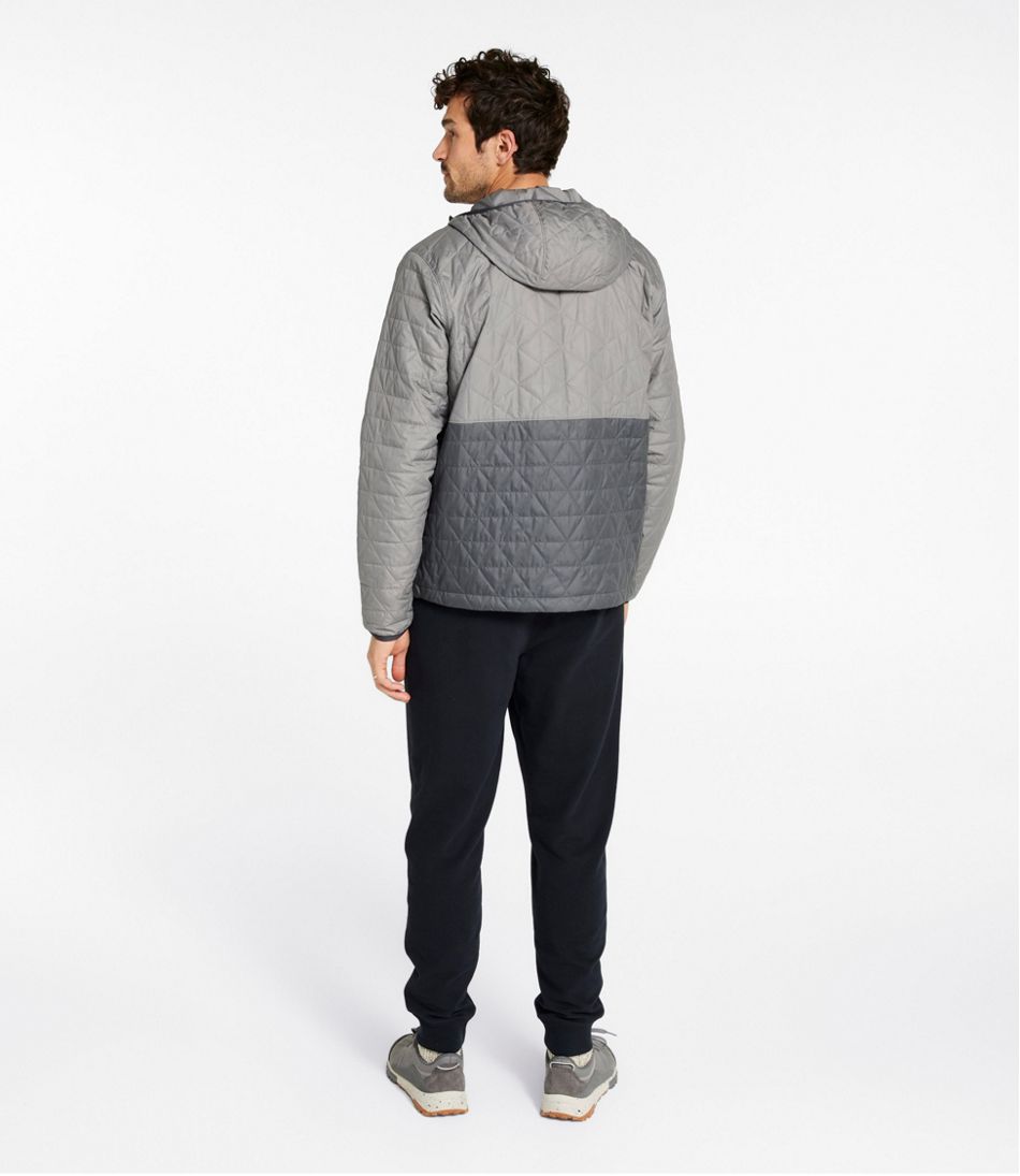 Men's Katahdin Insulated Hoodie, Colorblock | L.L.Bean online