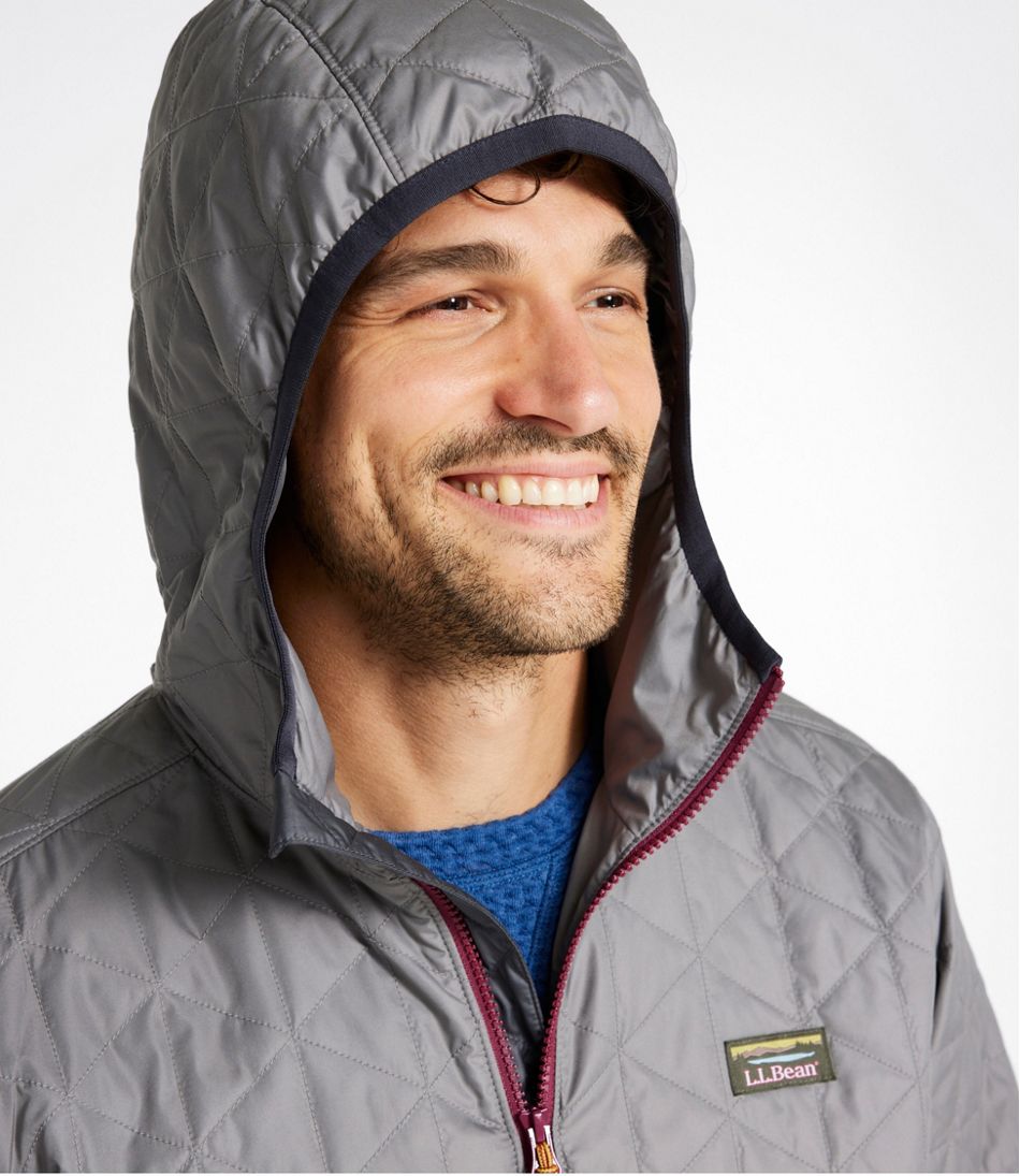 Men's Katahdin Insulated Hoodie, Colorblock | L.L.Bean online