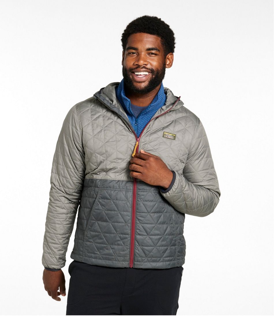 Men's Katahdin Insulated Hoodie, Colorblock | L.L.Bean online