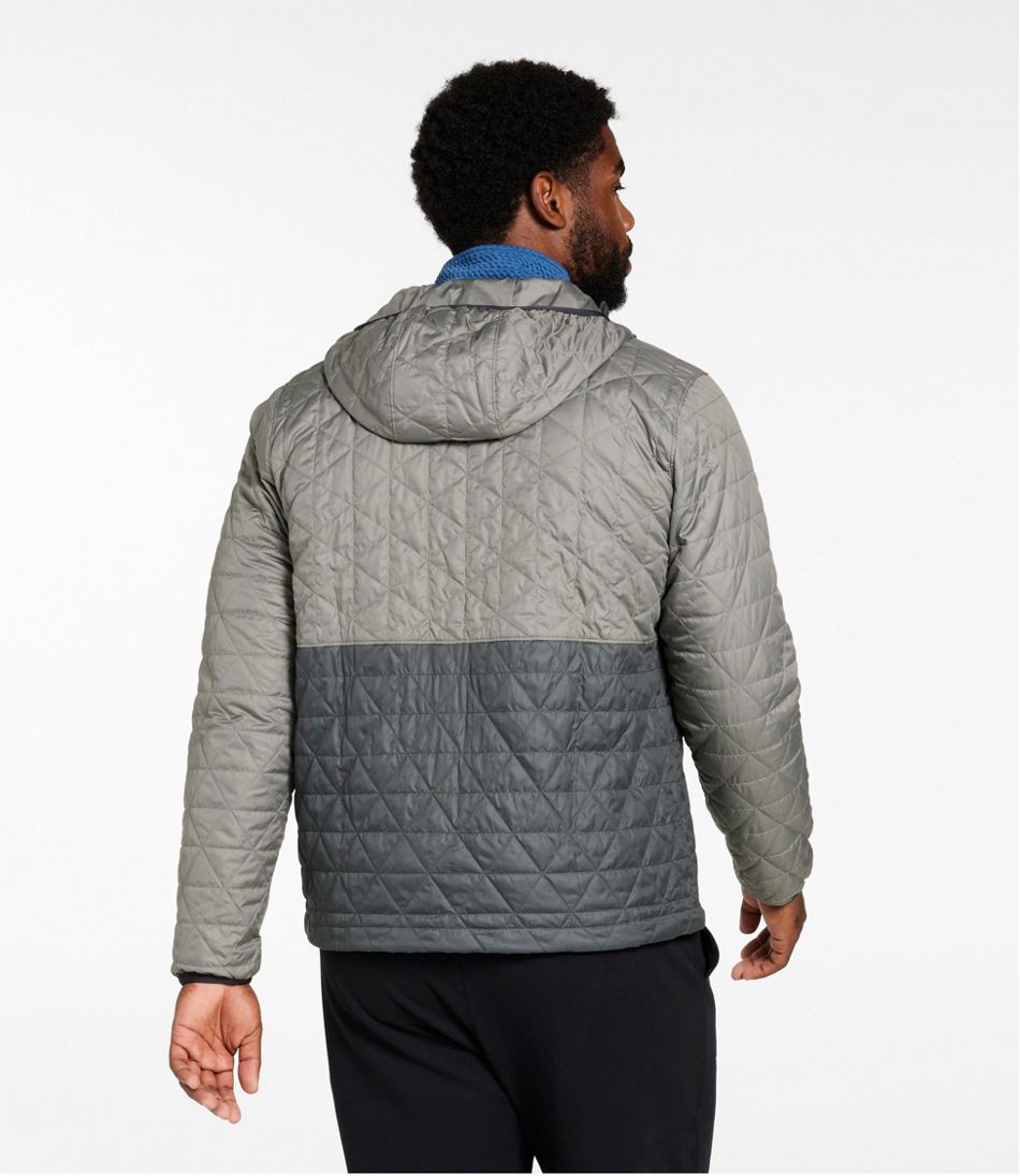 Men's Katahdin Insulated Hoodie, Colorblock | L.L.Bean online