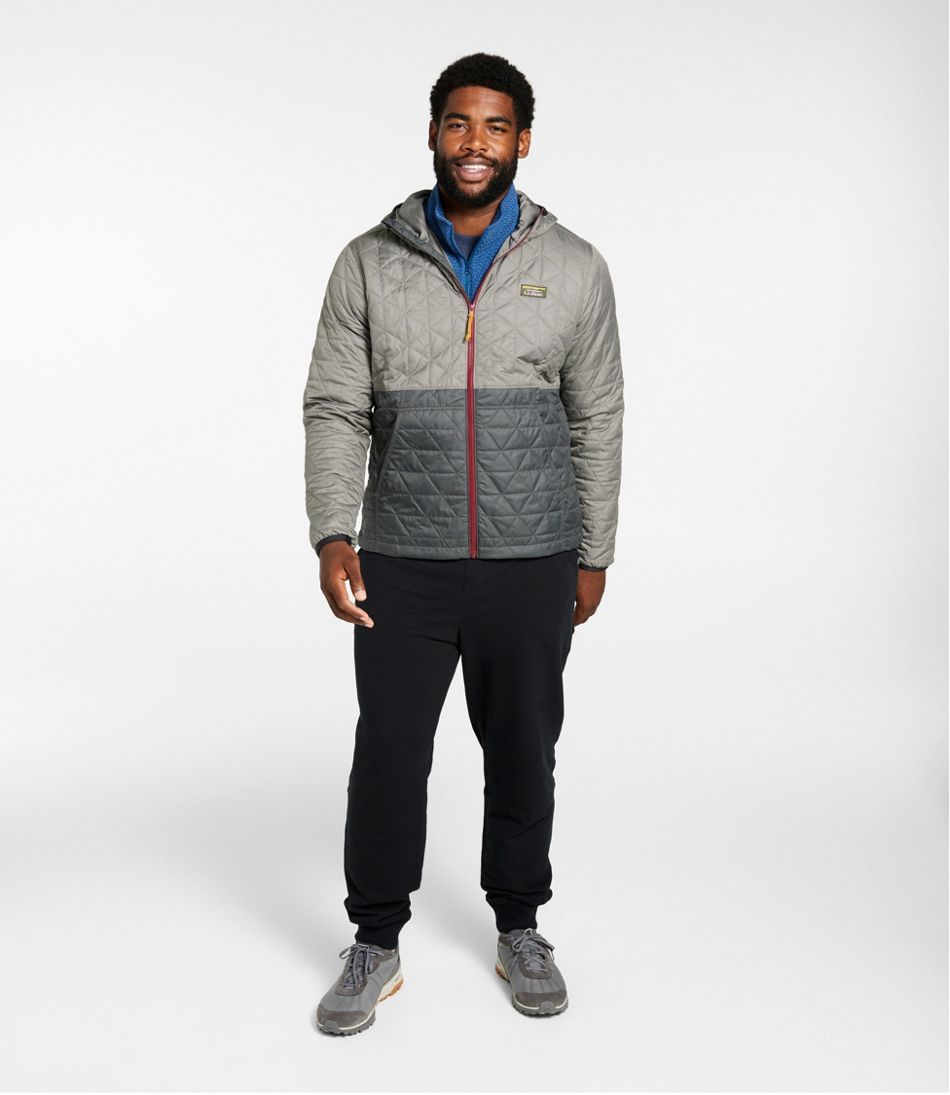 Men's Katahdin Insulated Hoodie, Colorblock | L.L.Bean online
