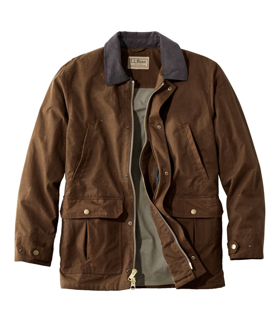 Men's Double L Waxed-Cotton Upland Coat | L.L.Bean discount