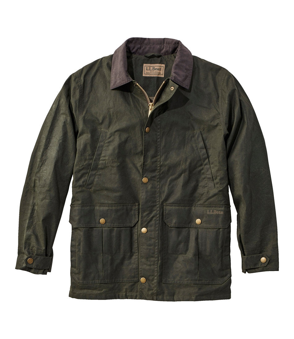 Men's Double L Waxed-Cotton Upland Coat | L.L.Bean discount