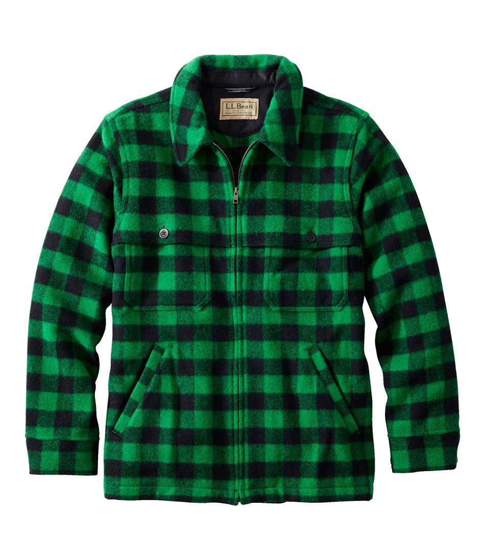 Men's Maine Guide Zip-Front Jac-Shirt, Plaid | L.L.Bean for sale