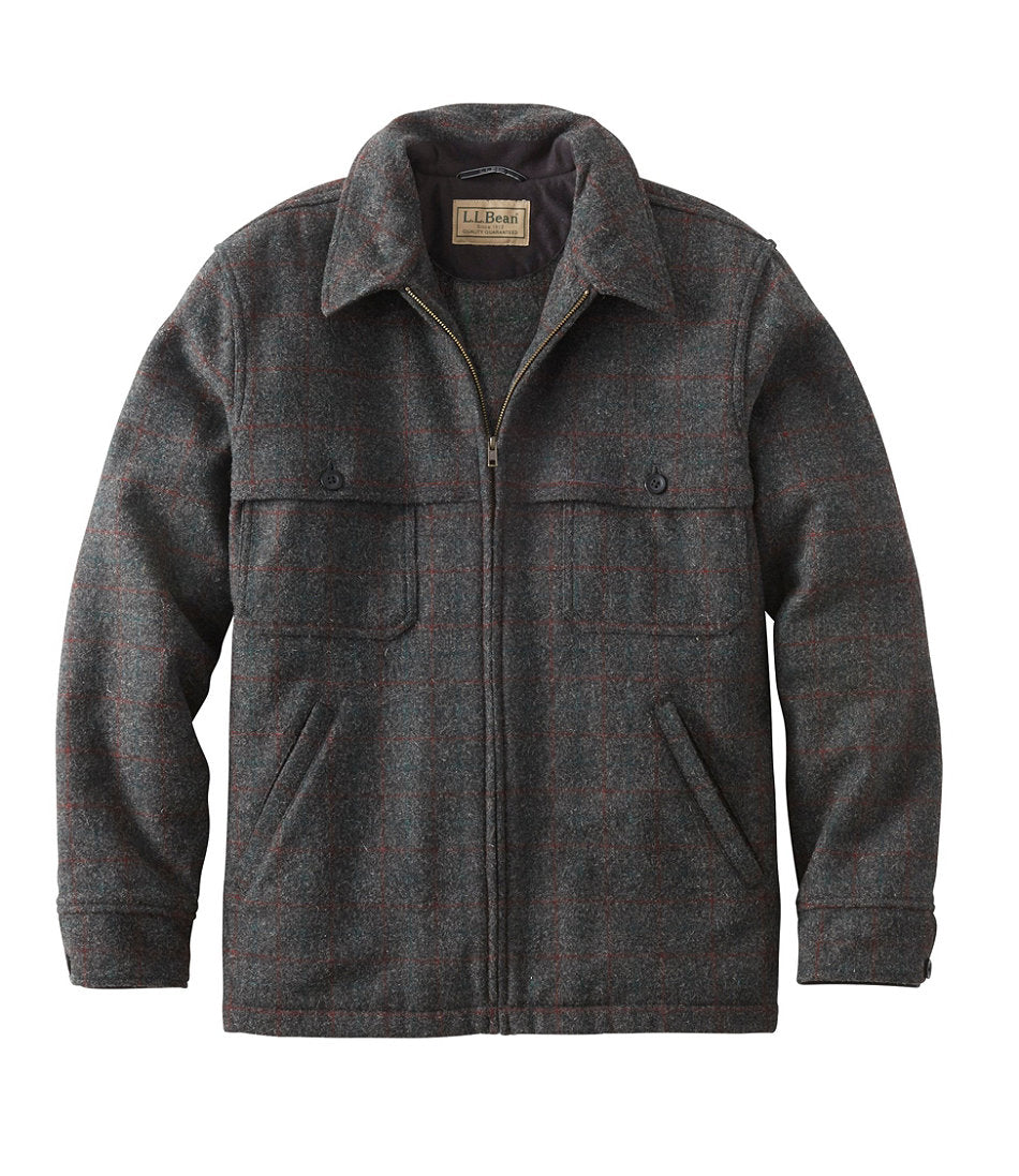 Men's Maine Guide Zip-Front Jac-Shirt, Plaid | L.L.Bean for sale