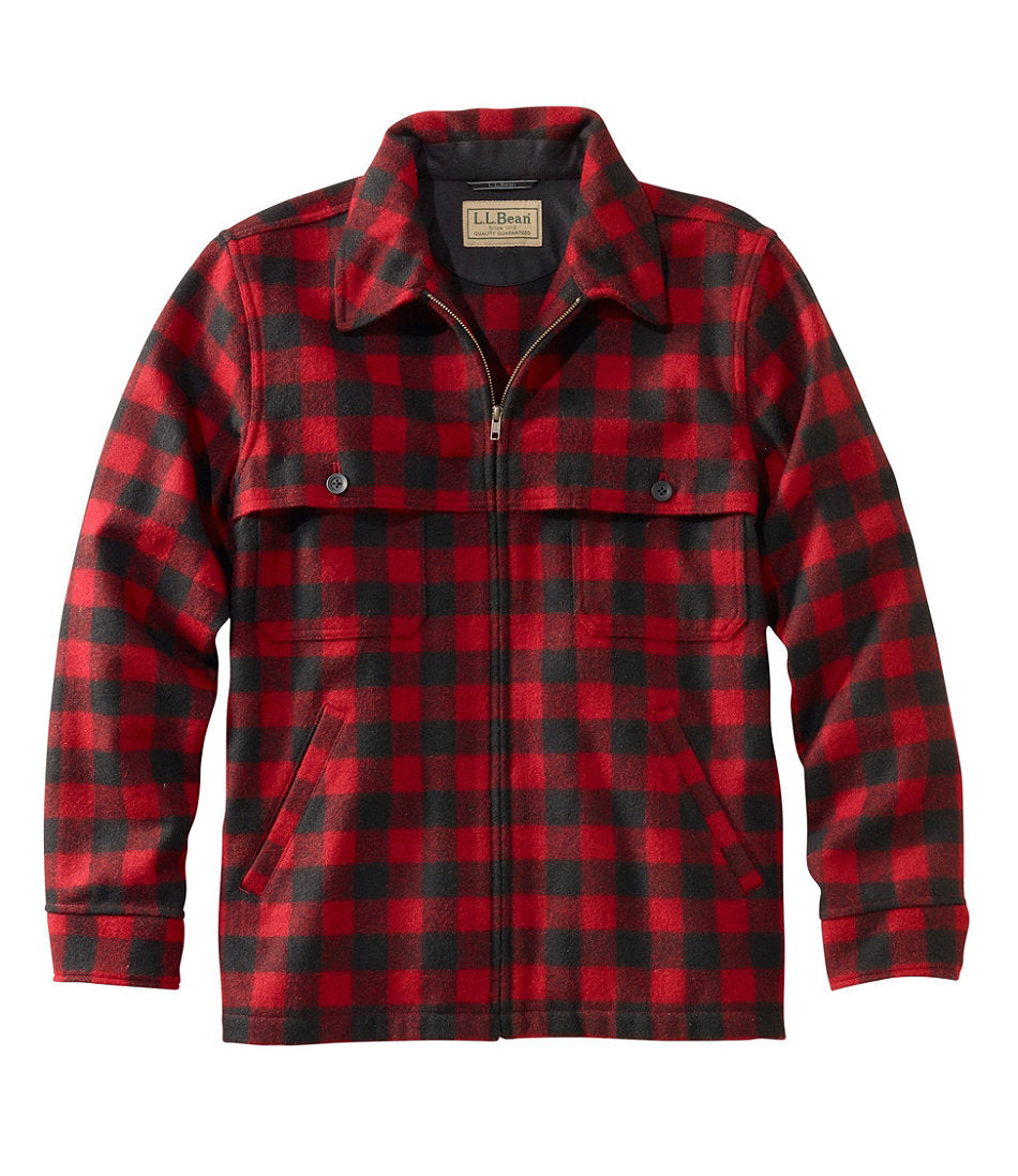 Men's Maine Guide Zip-Front Jac-Shirt, Plaid | L.L.Bean for sale