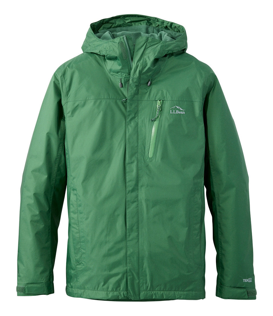Men's Trail Model Rain Jacket, Fleece-Lined | L.L.Bean online