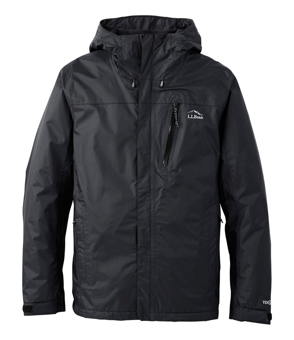 Men's Trail Model Rain Jacket, Fleece-Lined | L.L.Bean online