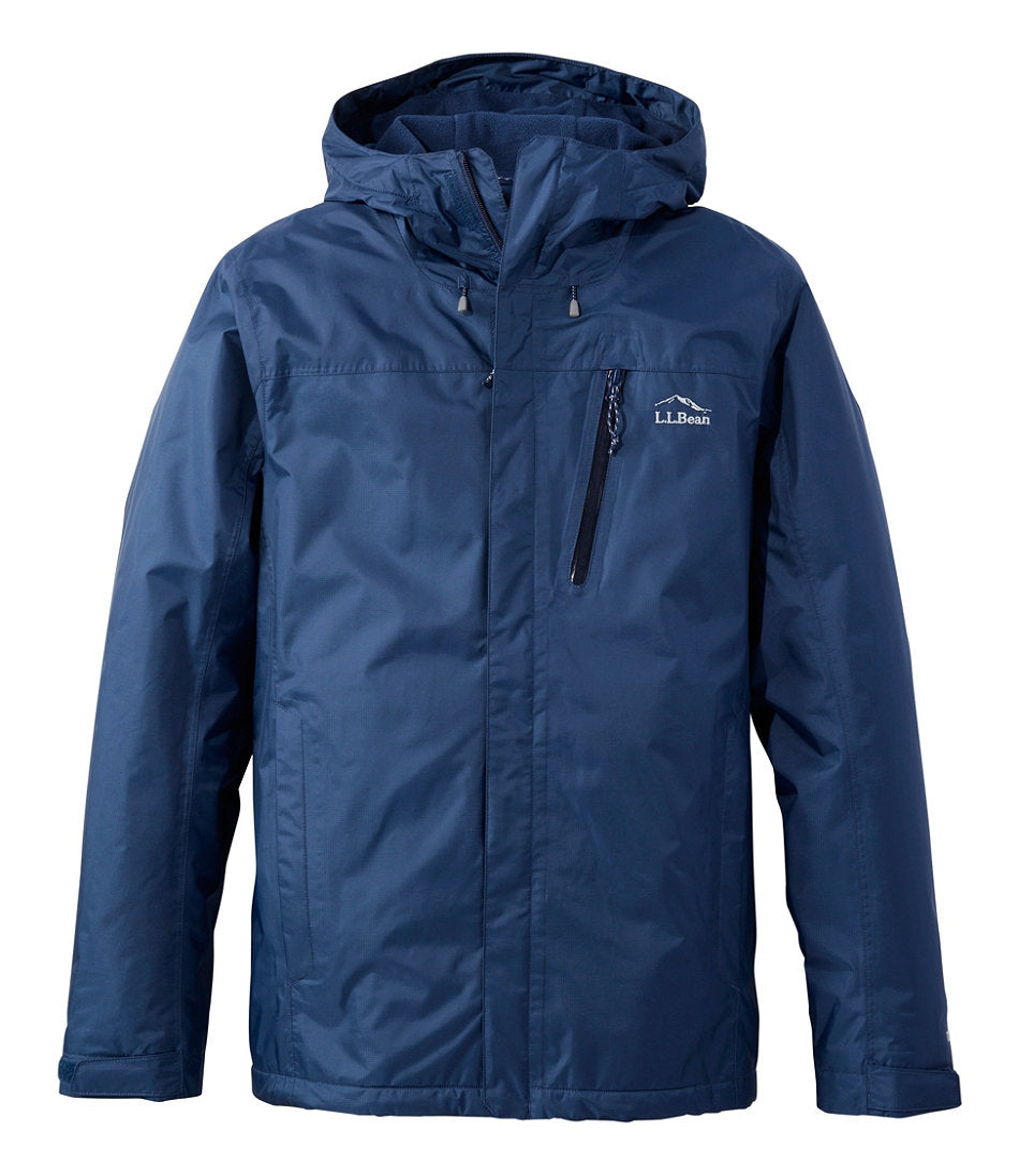 Men's Trail Model Rain Jacket, Fleece-Lined | L.L.Bean online