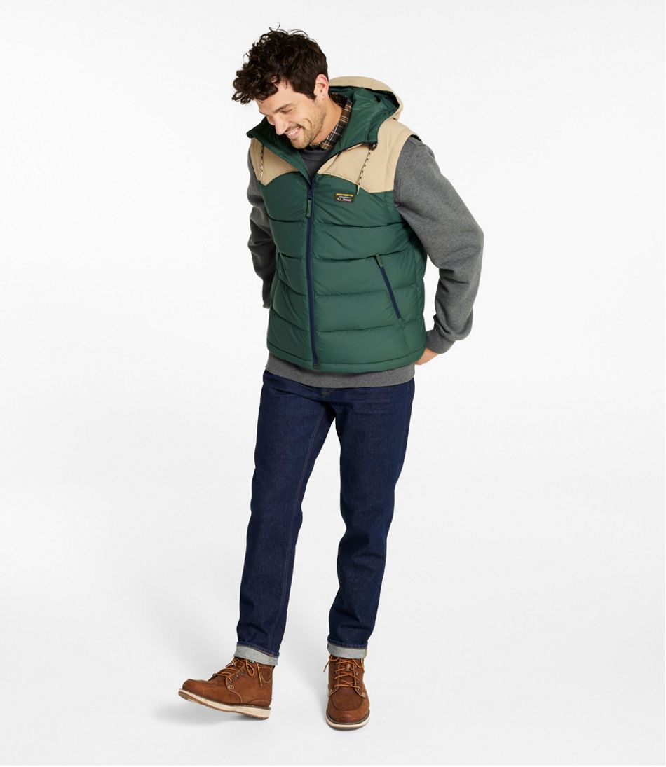 Men's Mountain Classic Hooded Down Vest | L.L.Bean for sale