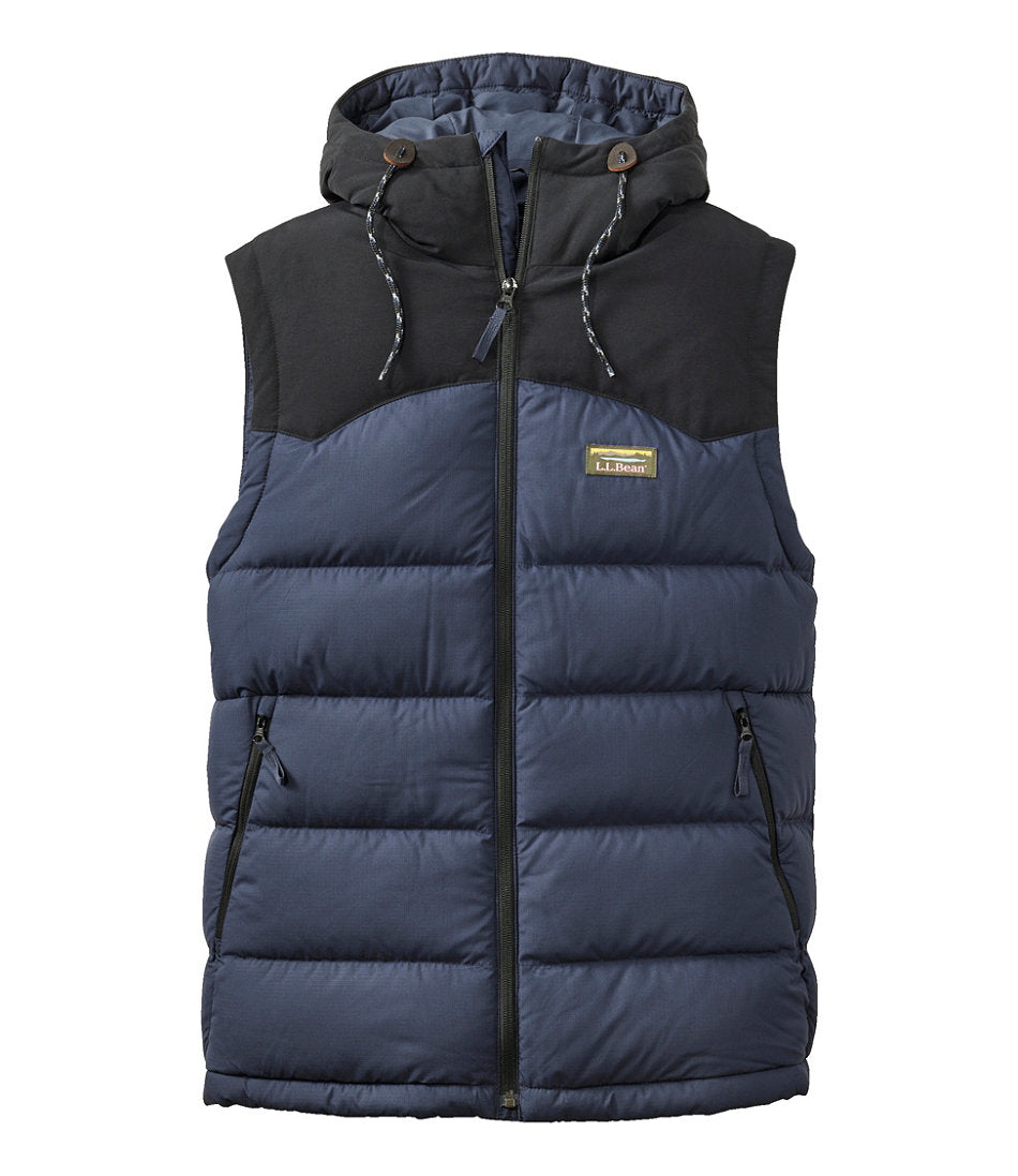 Men's Mountain Classic Hooded Down Vest | L.L.Bean for sale