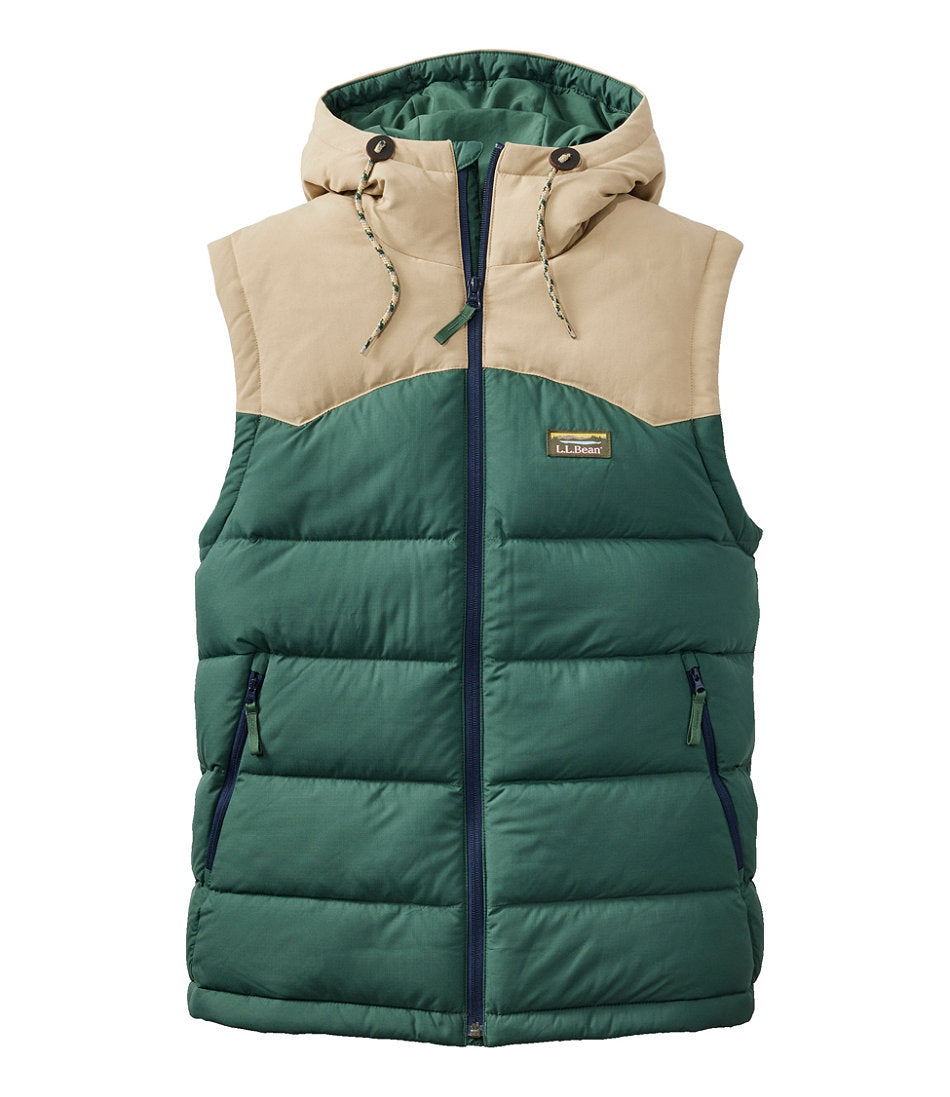 Men's Mountain Classic Hooded Down Vest | L.L.Bean for sale