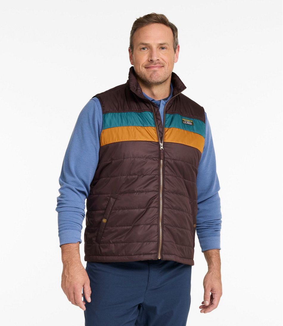 Men's Mountain Classic Puffer Vest, Colorblock | L.L.Bean near me