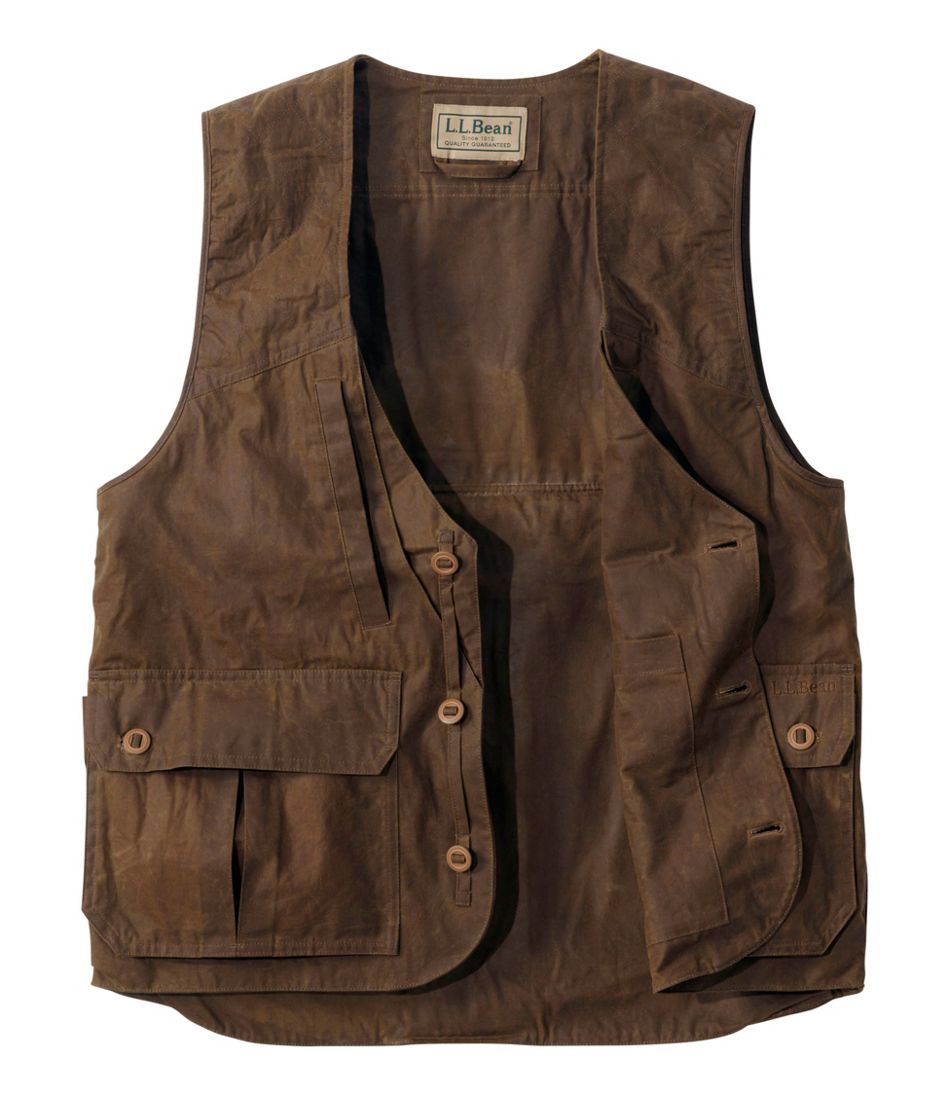 Men's Double L Waxed-Cotton Upland Vest | L.L.Bean discount