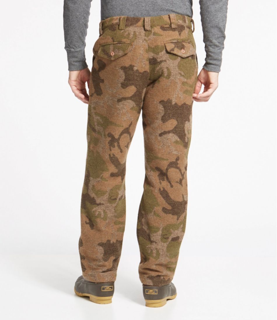 Men's Maine Guide Wool Pants with PrimaLoft, Camouflage | L.L.Bean online