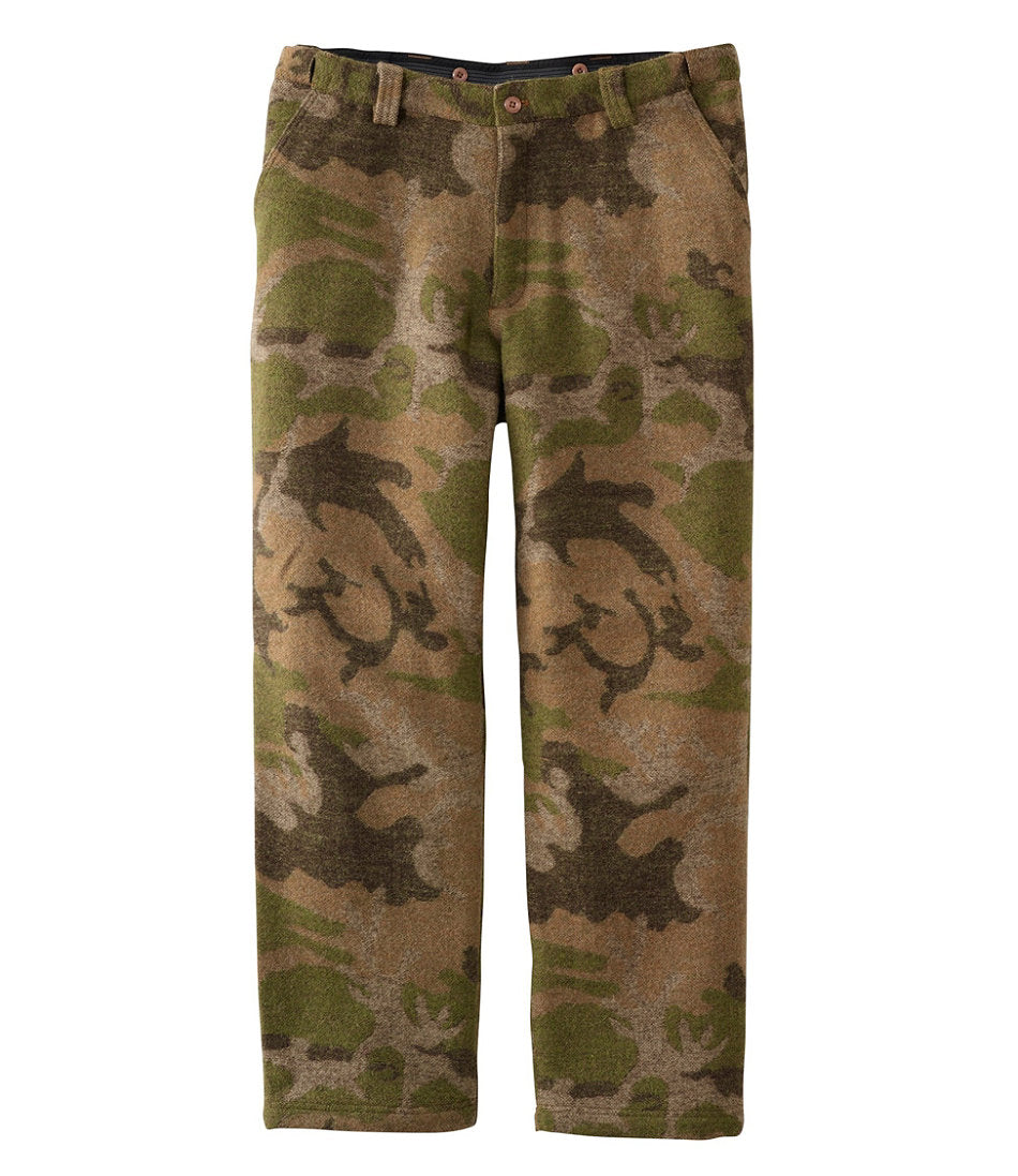 Men's Maine Guide Wool Pants with PrimaLoft, Camouflage | L.L.Bean online