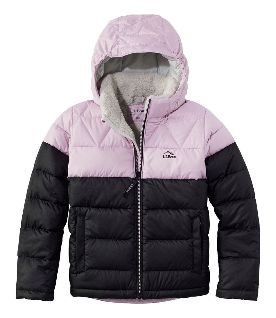 Kids' Bean's Down Jacket, Colorblock | L.L.Bean outlet