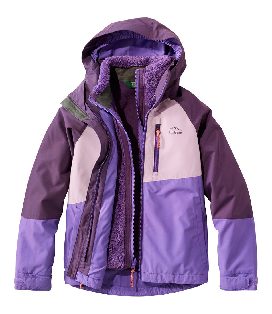 Kids' Fleece-Lined 3-in-1 Jacket | L.L.Bean on sale