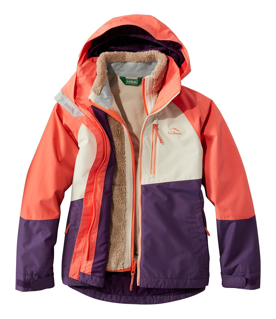 Kids' Fleece-Lined 3-in-1 Jacket | L.L.Bean on sale