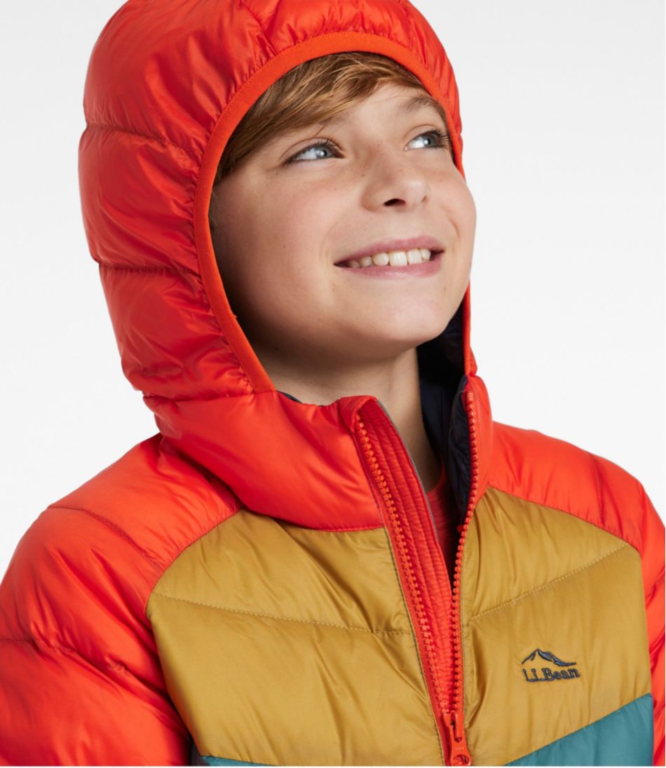 Kids' Ultralight 650 Down Jacket, Colorblock | L.L.Bean online