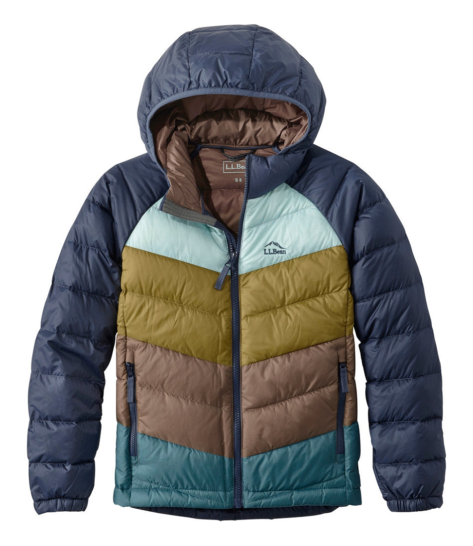 Kids' Ultralight 650 Down Jacket, Colorblock | L.L.Bean online
