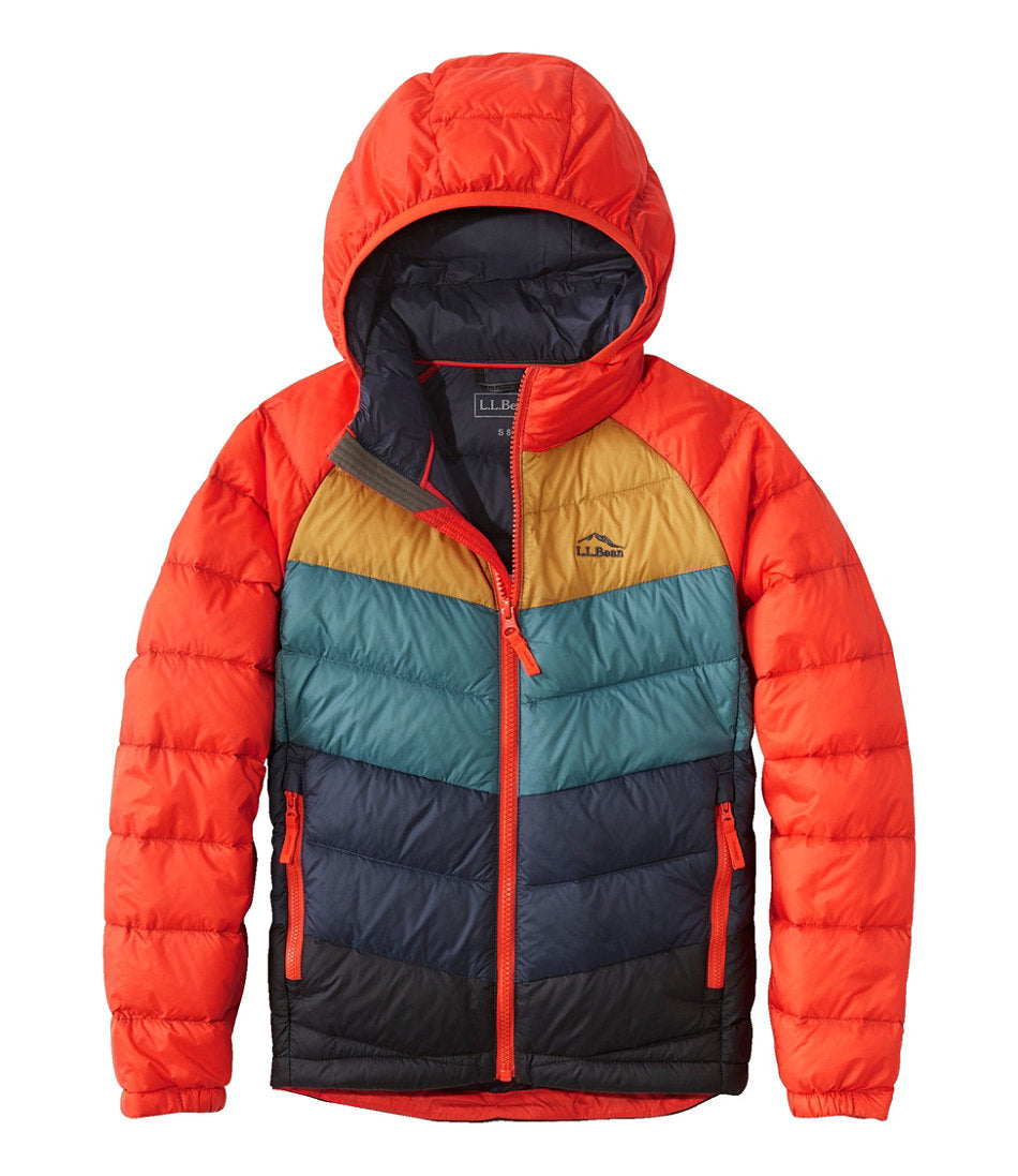 Kids' Ultralight 650 Down Jacket, Colorblock | L.L.Bean online