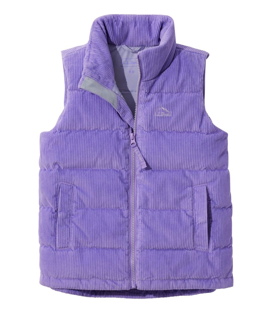 Kids' Bean's Down Corduroy Vest | L.L.Bean online